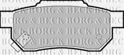 BORG & BECK bbp1453 -  Комплект тормозных колодок, дисковый тормоз